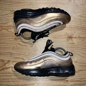 Nike Bronze and Black Athletic Shoes